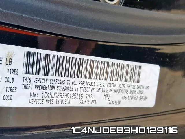 1C4NJDEB3HD129116 фото 2