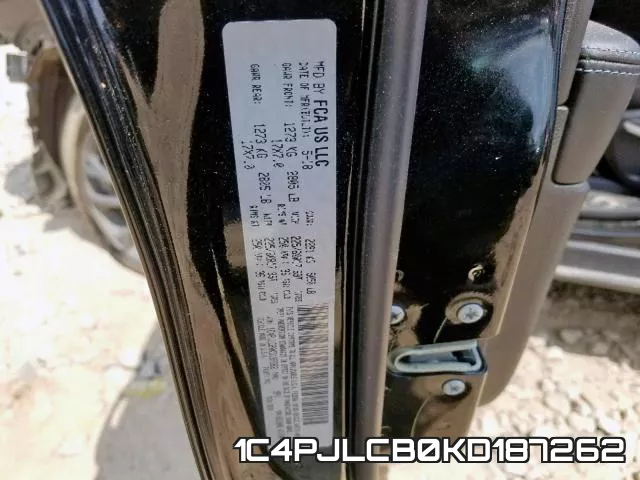 1C4PJLCB0KD187262 фото 2