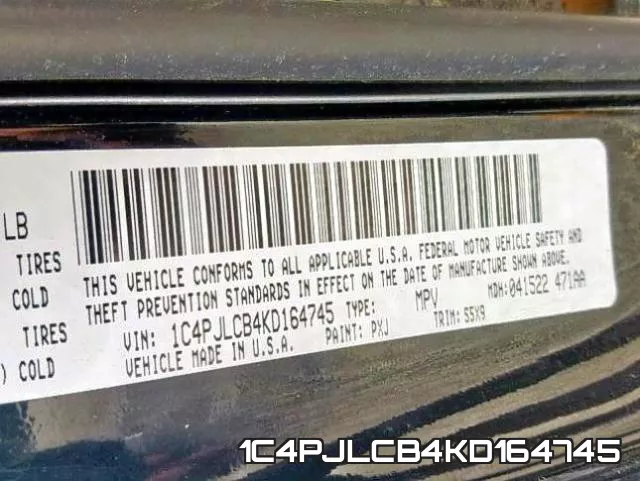 1C4PJLCB4KD164745 фото 2