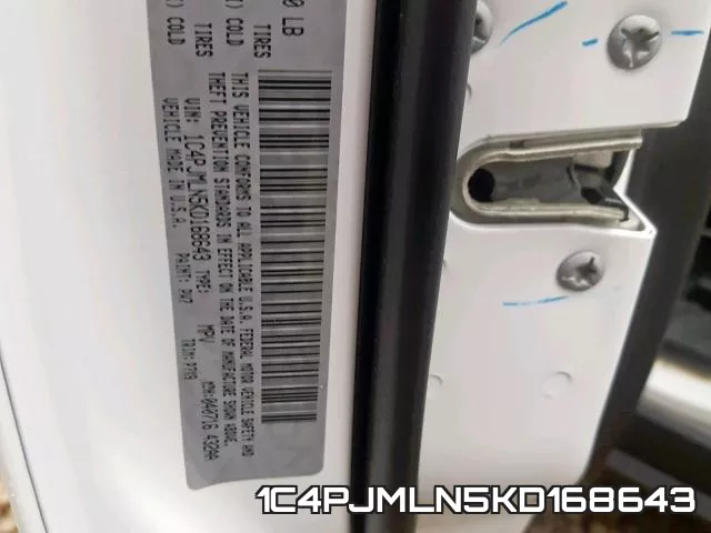 1C4PJMLN5KD168643 фото 2