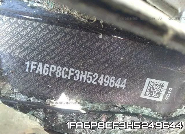 1FA6P8CF3H5249644 фото 8