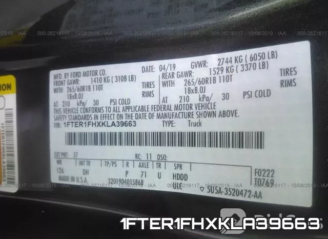 1FTER1FHXKLA39663 фото 10