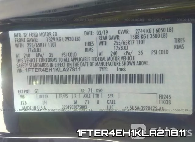 1FTER4EH1KLA27811 фото 10