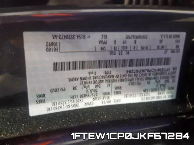 1FTEW1CP0JKF67284 фото 2