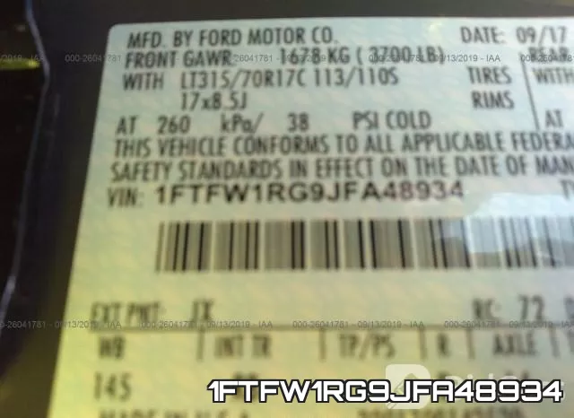1FTFW1RG9JFA48934 фото 10
