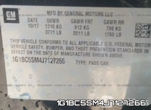 1G1BC5SM4J7127266 фото 9