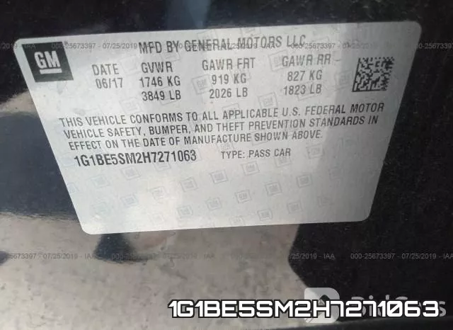 1G1BE5SM2H7271063 фото 10