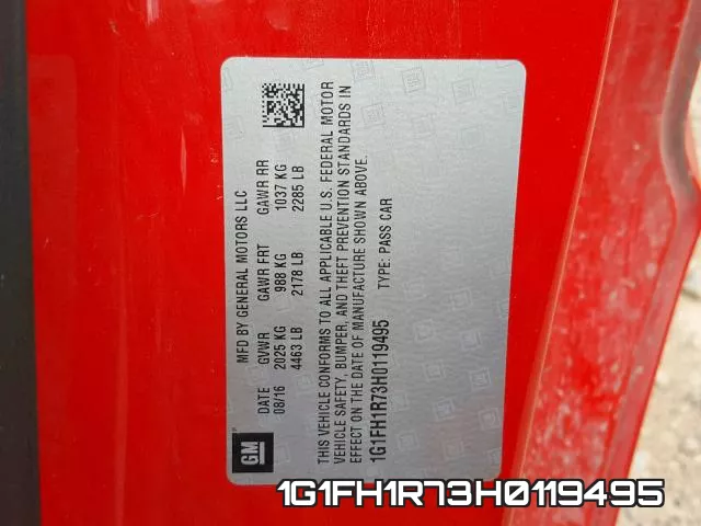 1G1FH1R73H0119495 фото 2