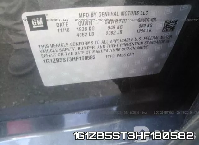 1G1ZB5ST3HF180582 фото 10