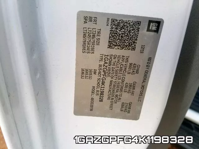 1GAZGPFG4K1198328 фото 2