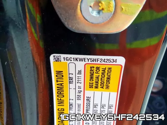1GC1KWEY5HF242534 фото 2
