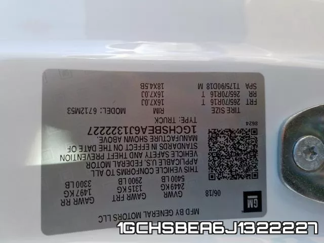 1GCHSBEA6J1322227 фото 2