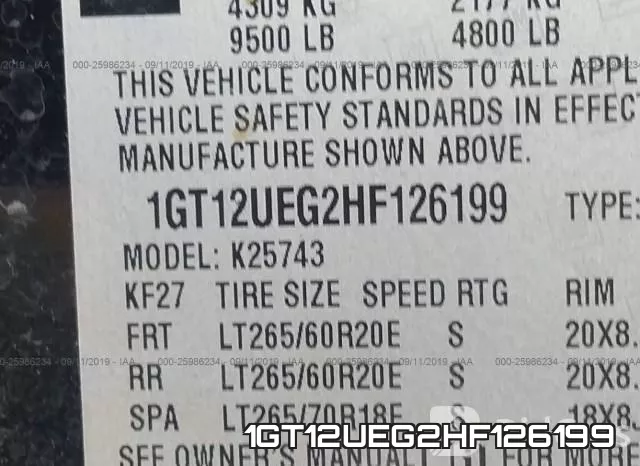 1GT12UEG2HF126199 фото 10
