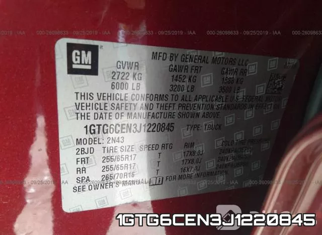 1GTG6CEN3J1220845 фото 10