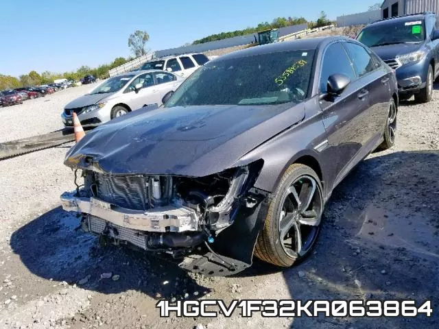 1HGCV1F32KA063864 фото 3