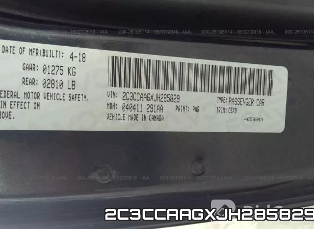 2C3CCAAGXJH285829 фото 10