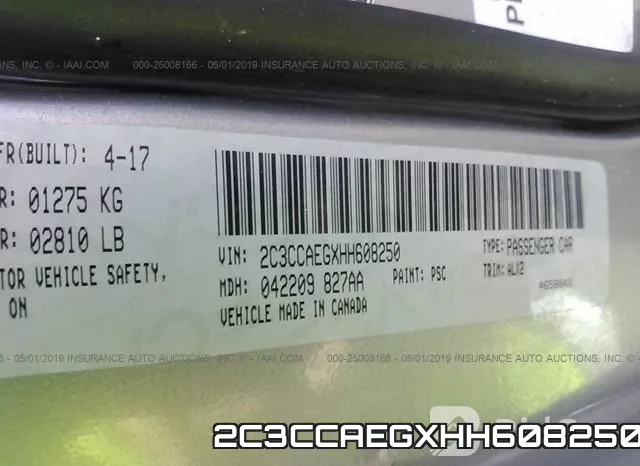 2C3CCAEGXHH608250 фото 10