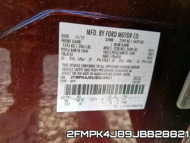 2FMPK4J89JBB28821 фото 2