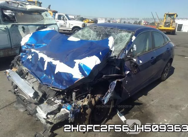2HGFC2F56JH509363 фото 3