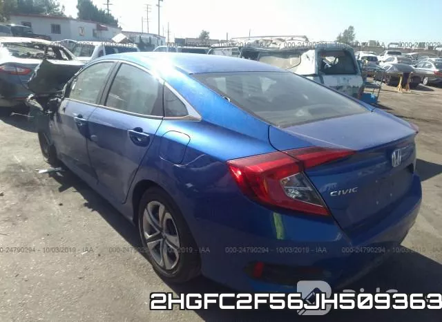 2HGFC2F56JH509363 фото 4
