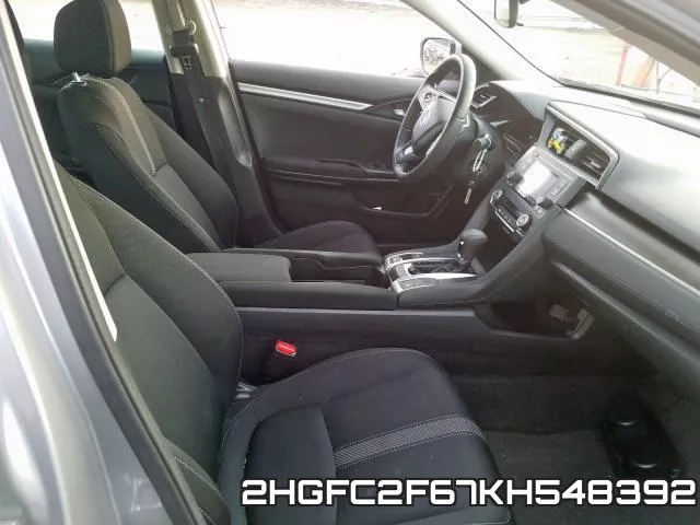 2HGFC2F67KH548392 фото 6