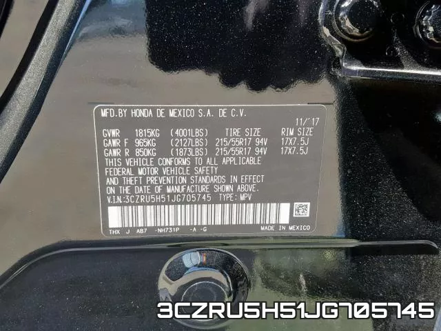 3CZRU5H51JG705745 фото 2