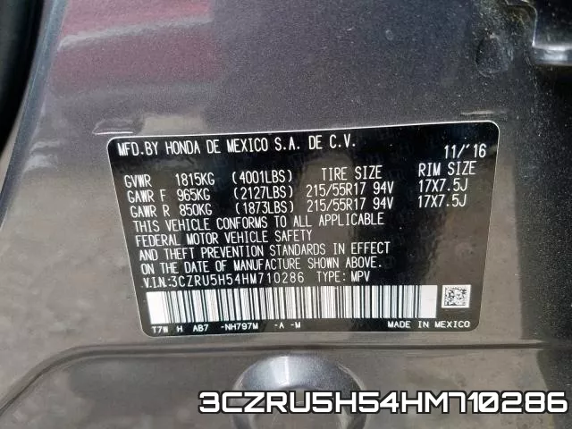 3CZRU5H54HM710286 фото 2