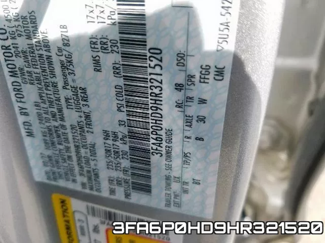 3FA6P0HD9HR321520 фото 2