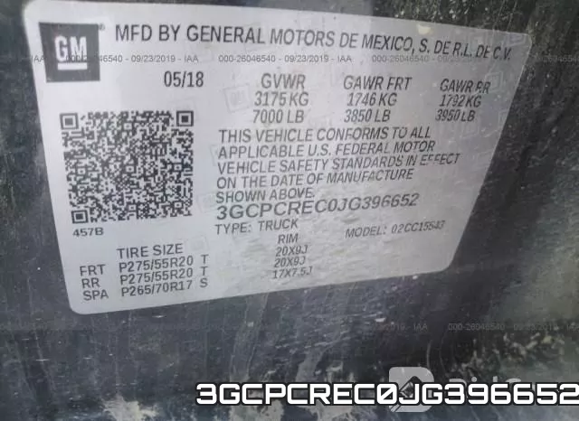 3GCPCREC0JG396652 фото 10