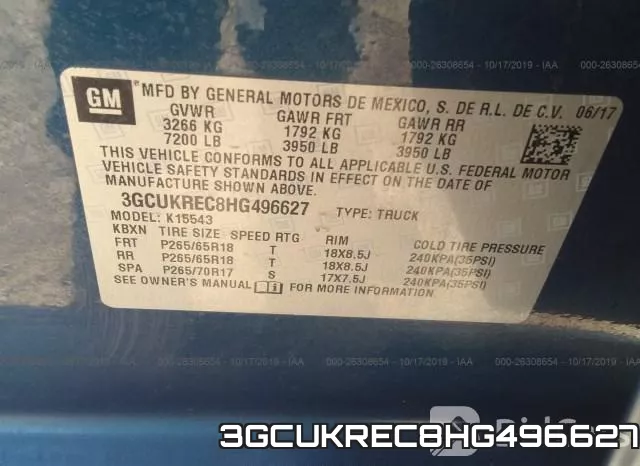 3GCUKREC8HG496627 фото 10