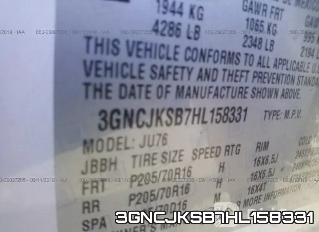 3GNCJKSB7HL158331 фото 10