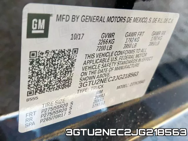 3GTU2NEC2JG218563 фото 2