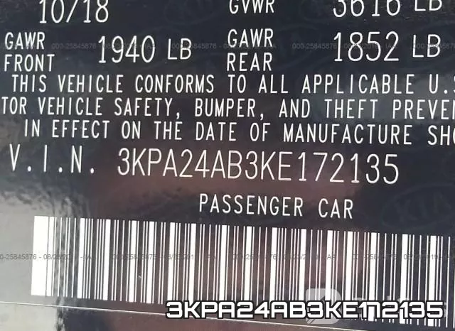 3KPA24AB3KE172135 фото 10