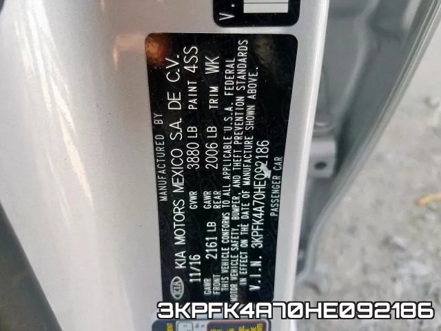 3KPFK4A70HE092186 фото 2