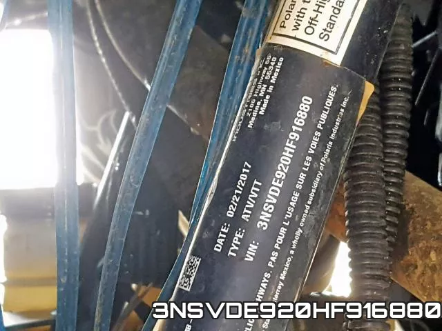 3NSVDE920HF916880 фото 2