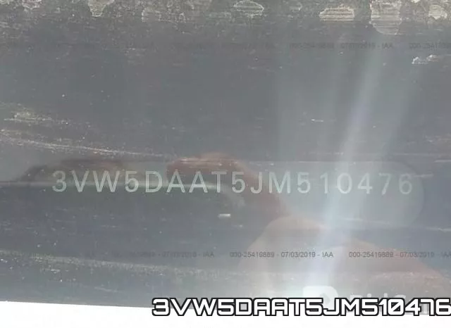 3VW5DAAT5JM510476 фото 10