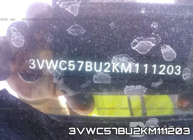 3VWC57BU2KM111203 фото 10