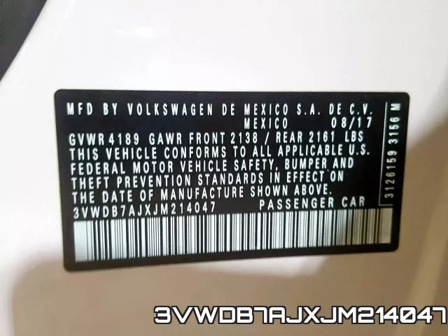 3VWDB7AJXJM214047 фото 2