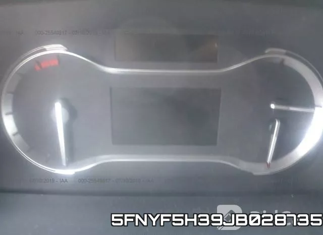 5FNYF5H39JB028735 фото 8