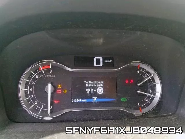 5FNYF6H1XJB048934 фото 9