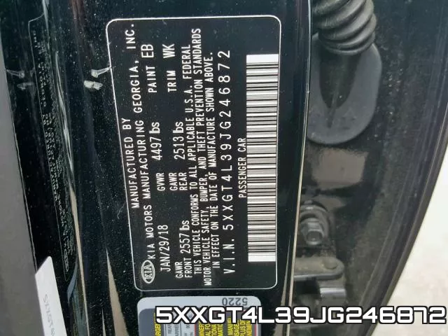 5XXGT4L39JG246872 фото 2