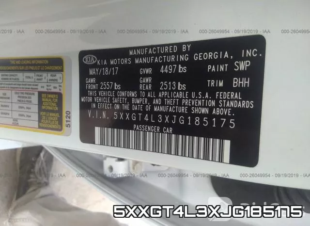 5XXGT4L3XJG185175 фото 10