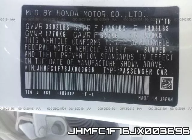 JHMFC1F76JX003696 фото 10