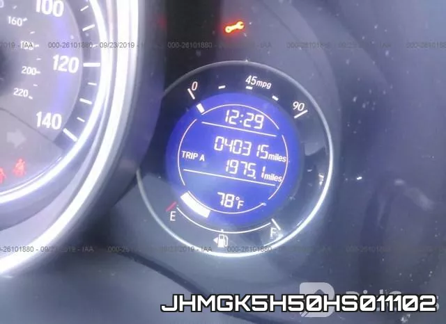 JHMGK5H50HS011102 фото 8