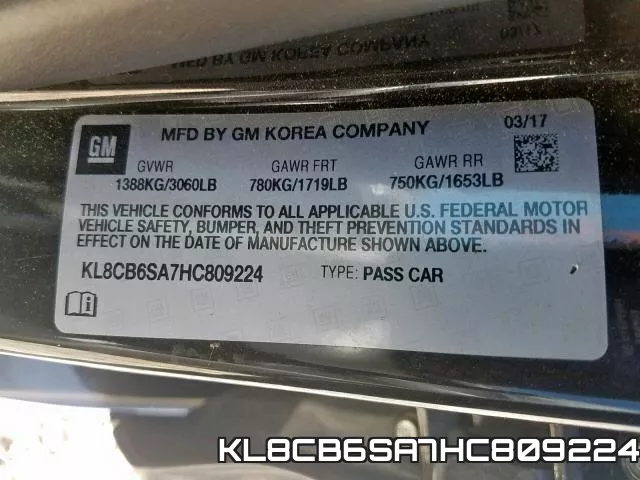 KL8CB6SA7HC809224 фото 2
