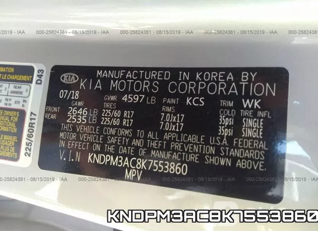 KNDPM3AC8K7553860 фото 9