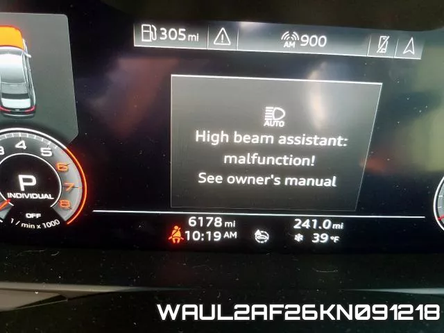 WAUL2AF26KN091218 фото 9