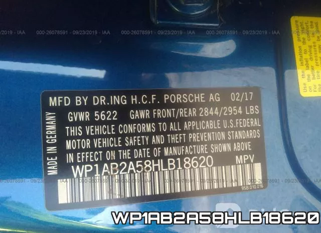 WP1AB2A58HLB18620 фото 10