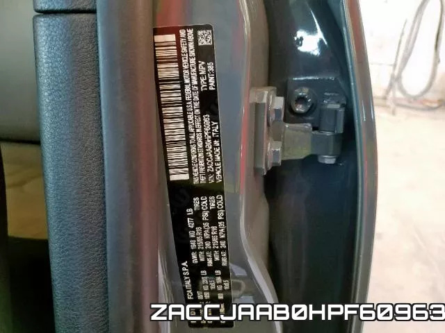ZACCJAAB0HPF60963 фото 2