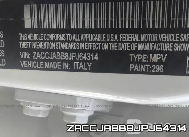 ZACCJABB8JPJ64314 фото 10